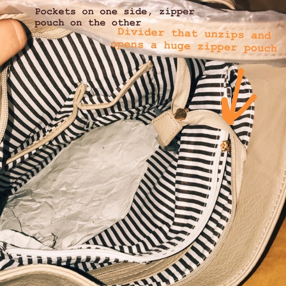 BRAND NEW Tan Purse-great storage and rhinestones - Picture 4 of 5